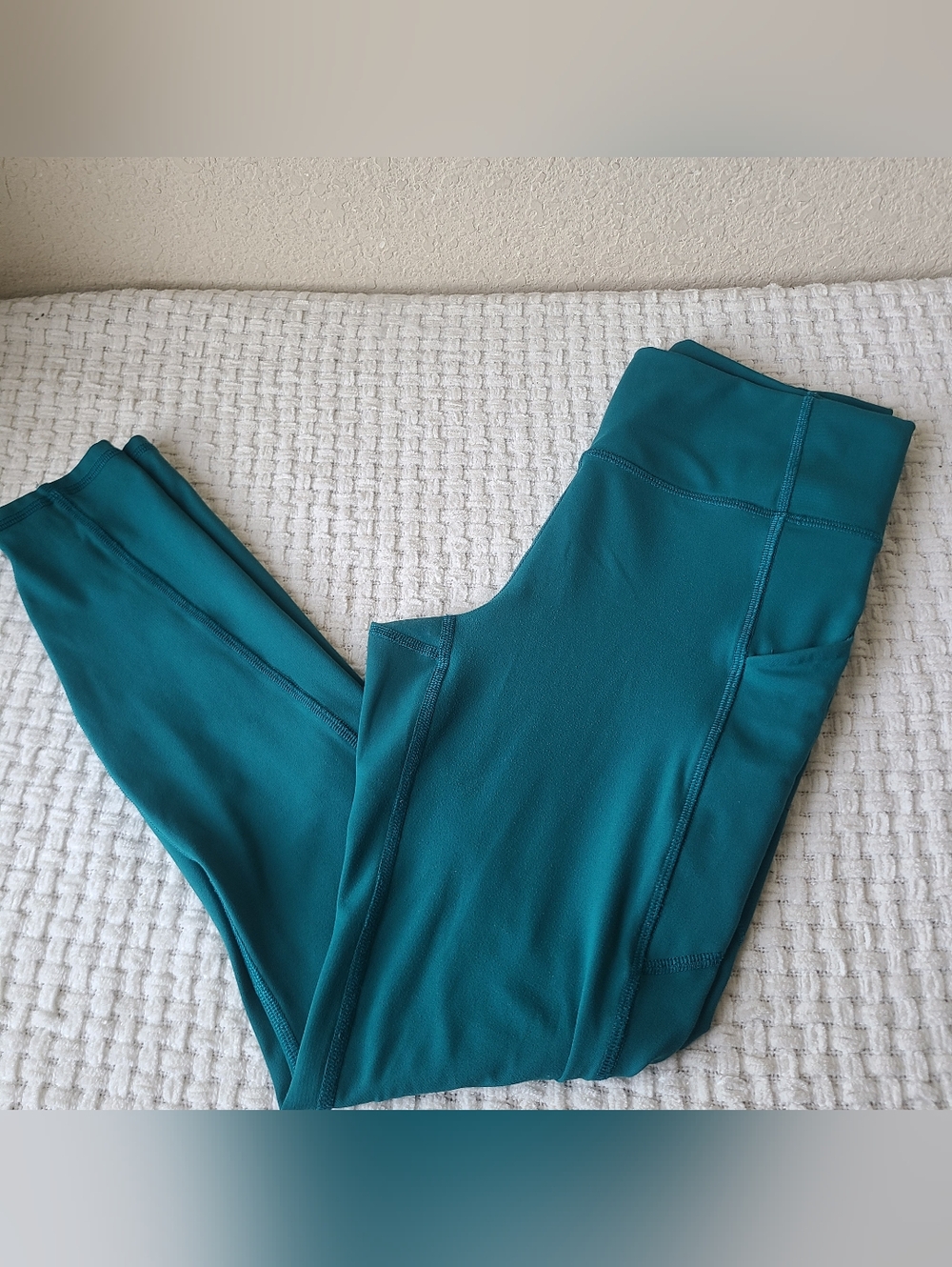 Fabletics Teal Athletic Leggings Women's Size M